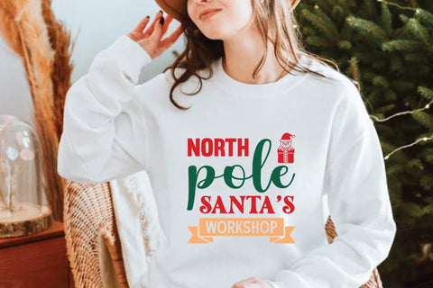 North pole santas workshop SVG Angelina750 