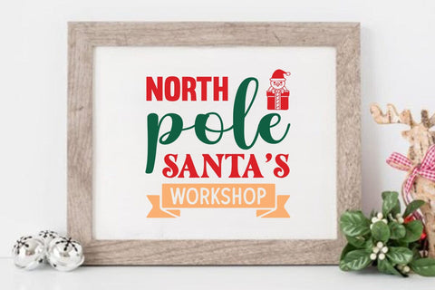 North pole santas workshop SVG Angelina750 