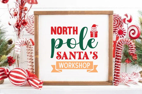 North pole santas workshop SVG Angelina750 