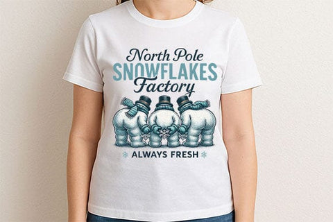 North Pole Snowflakes Factory PNG SVG BillahCrafts 