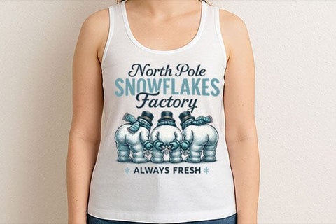 North Pole Snowflakes Factory PNG SVG BillahCrafts 