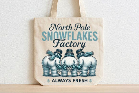 North Pole Snowflakes Factory PNG SVG BillahCrafts 