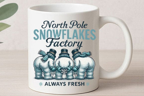 North Pole Snowflakes Factory PNG SVG BillahCrafts 