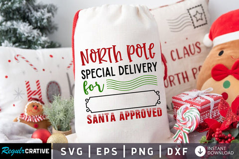 North pole Special delivery svg design SVG Regulrcrative 