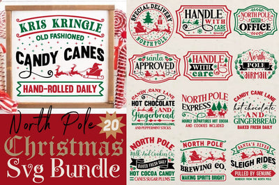 North Pole Svg Bundle, Christmas SVG SVG Angelina750 
