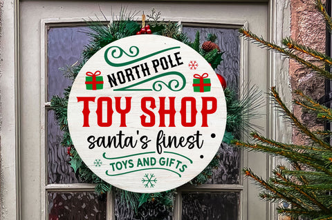 North pole toy shop santas finest SVG Design SVG Regulrcrative 
