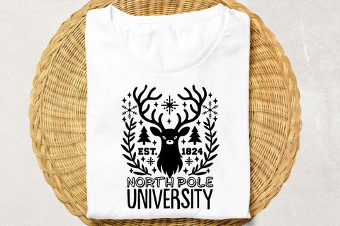North Pole University| Christmas Season SVG Cutting Files. SVG CosmosFineArt 