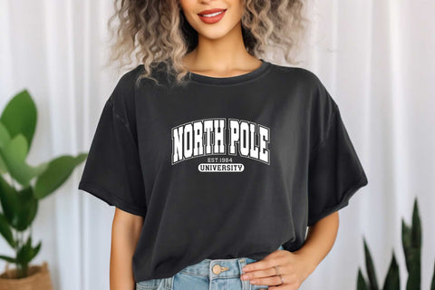 North Pole University Svg File for Merry Christmas Winter Holiday, North Pole Svg, Christmas Shirt Svg, Christmas Vibes Svg, Winter Svg SVG DesignDestine 