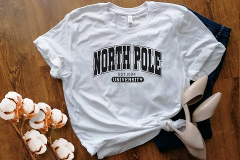 North Pole University Svg File for Merry Christmas Winter Holiday, North Pole Svg, Christmas Shirt Svg, Christmas Vibes Svg, Winter Svg SVG DesignDestine 