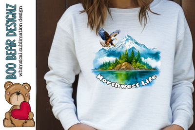 North West Life Clipart Sublimation Boo Bear Designz 