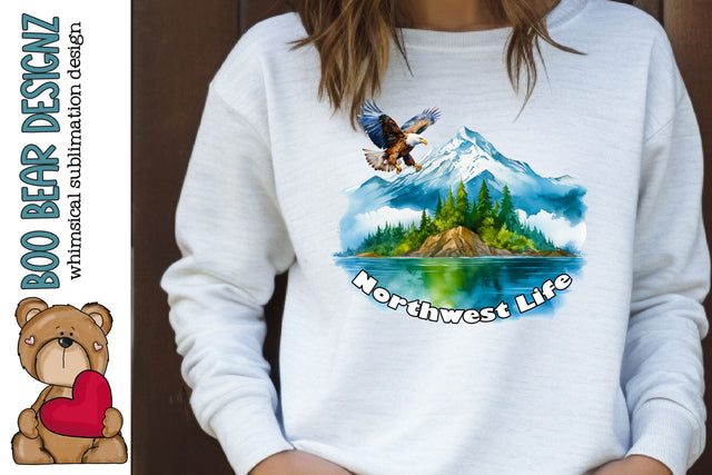 North West Life Clipart Sublimation Boo Bear Designz 