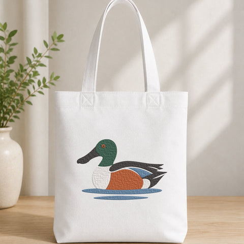 Northern Shoveler Duck Embroidery Design – Waterfowl Machine Embroidery File, Mallard Style Duck Hunting Design Embroidery/Applique DESIGNS PatternFeed8 