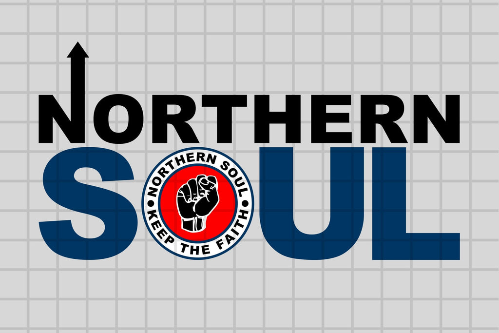 Northern Soul Keeping The Faith T-Shirt Donna Taglio Ampio