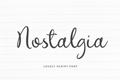 Nostalgia Font Abo Daniel Studio 