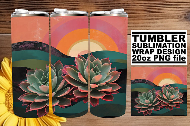 Nostalgic Flower Harmony: Sublimation 20oz Tumbler Wrap Sublimation afrosvg 
