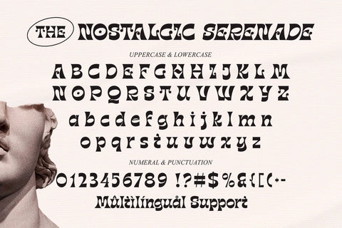 Nostalgic Serenade Font Four Lines Std. 