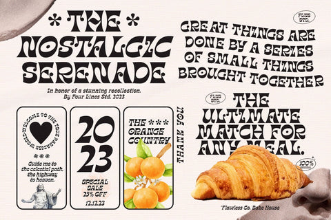 Nostalgic Serenade Font Four Lines Std. 