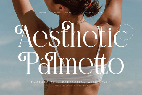 Nostalgin - Beauty Alternate Serif Font Letterena Studios 