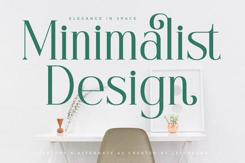 Nostalgin - Beauty Alternate Serif Font Letterena Studios 