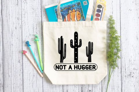 not a hugger SVG Design SVG Regulrcrative 