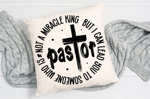Not A Miracle King Pastor But SVG, Christian Cross SVG, Retro Christian SVG, Bible Verse SVG Design SVG Regulrcrative 