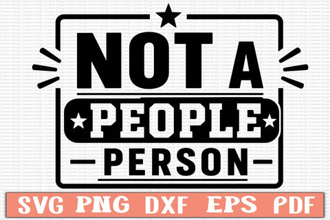 Not a People Person SVG SVG Craftlabsvg24 