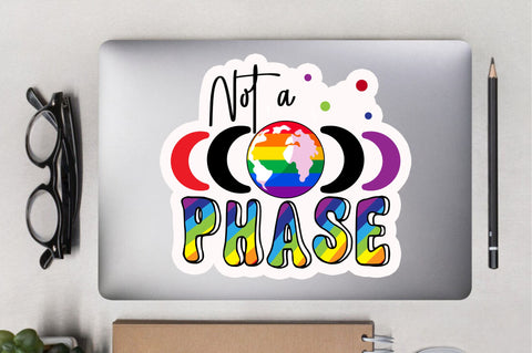 Not a phase Sticker Design Sublimation Regulrcrative 