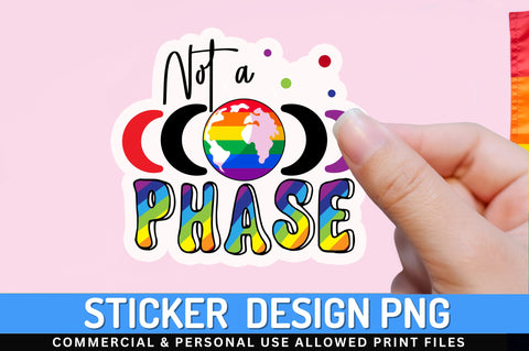 Not a phase Sticker Design Sublimation Regulrcrative 