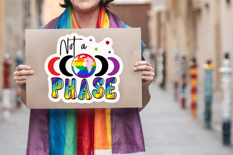 Not a phase Sticker Design Sublimation Regulrcrative 