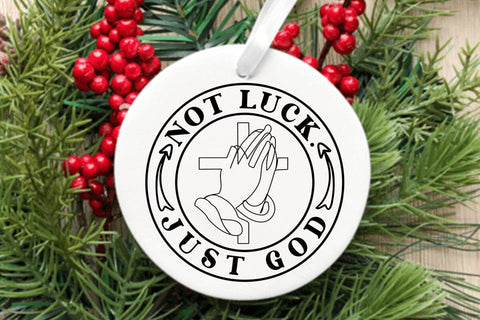 Not luck Just God SVG Angelina750 