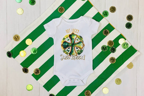 Not Lucky Just Blessed, St Patricks Day Sublimation Sublimation CraftLabSVG 
