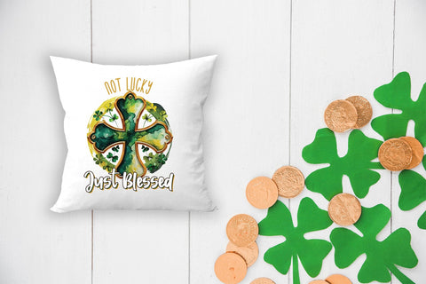 Not Lucky Just Blessed, St Patricks Day Sublimation Sublimation CraftLabSVG 