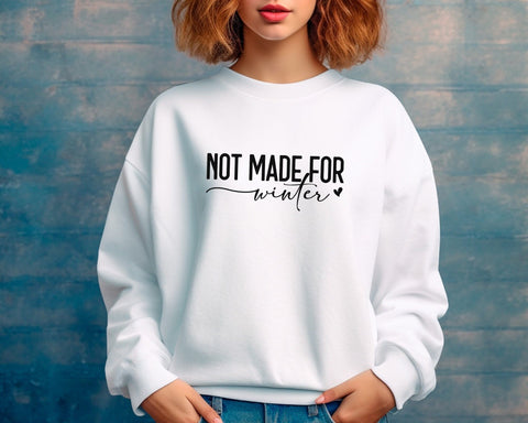 Not Made For Winter Svg, Sweater Weather Svg, Stay Cozy Svg, Cozy Season Svg, Merry Christmas Svg, Christmas Jumper Svg, Cosy Vibes Svg SVG DesignDestine 