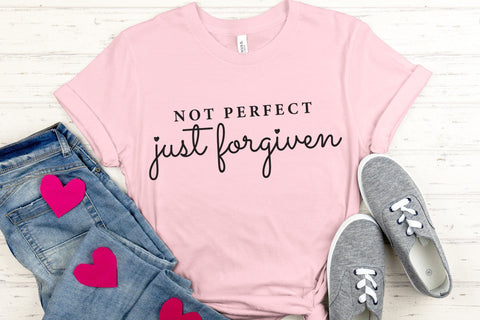 Not Perfect Just Forgiven - Faith SVG File SVG CraftLabSVG 