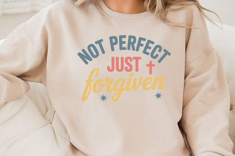 Not Perfect Just Forgiven SVG Angelina750 