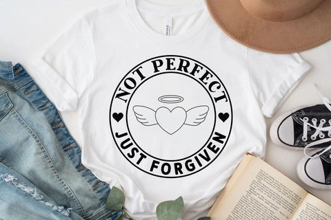 Not Perfect Just Forgiven SVG Angelina750 