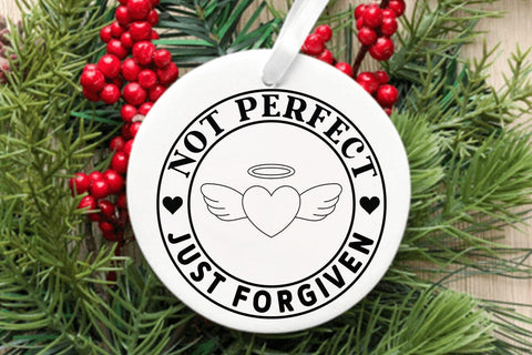 Not Perfect Just Forgiven SVG Angelina750 