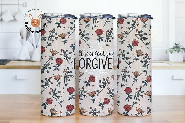 Not Perfect Just Forgiven Tumbler Design, Jesus Religious Christian Sublimation Designs Downloads Sublimation Rabbitmakies 