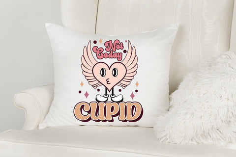 Not Today Cupid, Retro Valentine Sublimation Sublimation CraftLabSVG 