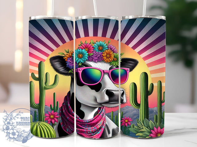 Not Today Heifer Tumbler, Funny Cow Design, 20oz Sublimation, Humorous Drinkware, Cow Lover Gift, Unique Tumbler Wrap, Edgy Cow Mug Sublimation ToriDesigns 