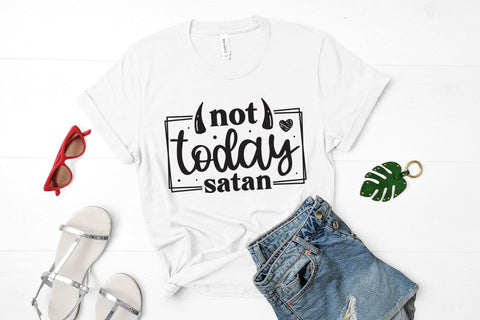 Not Today Satan | Faith SVG Cut File SVG CraftLabSVG 