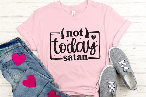 Not Today Satan | Faith SVG Cut File SVG CraftLabSVG 