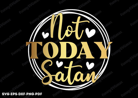 not today satan svg SVG designstore 