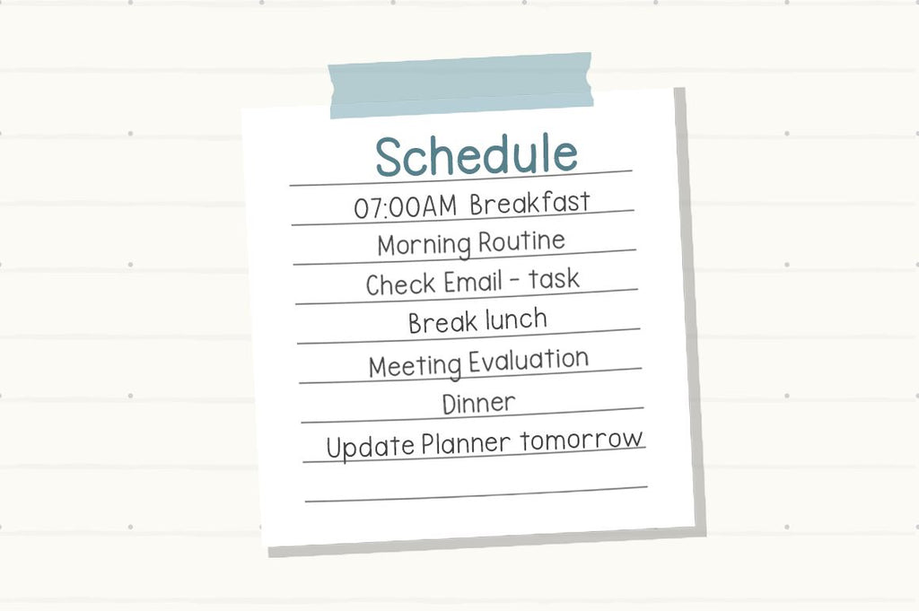 Scheduling Notes Notes Schedule - So Fontsy