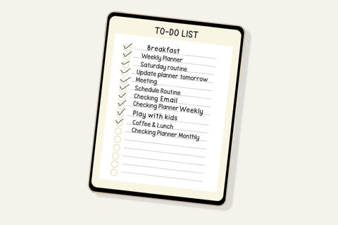 Notes Schedule Font Manjali_Studio 