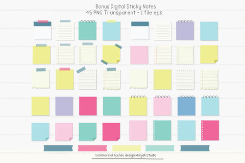 Notes Schedule Font Manjali_Studio 