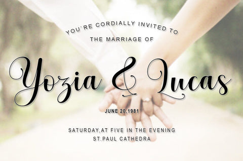 Nothing Script Font Suza Studio 