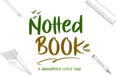Notted Book Font Megatype 