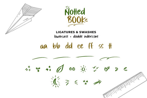 Notted Book Font Megatype 