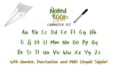 Notted Book Font Megatype 